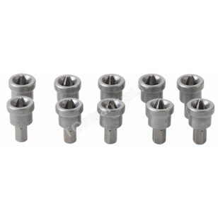 Antgaliai ribotuvai gipso plokštėms | 6.3 mm (1/4) | Kryžminiai PH 2 | 10 vnt. (50408) Antgaliai ribotuvai gipso plokštėms | 6.3 mm (1/4) | Kryžminiai PH 2 | 10 vnt. (50408)